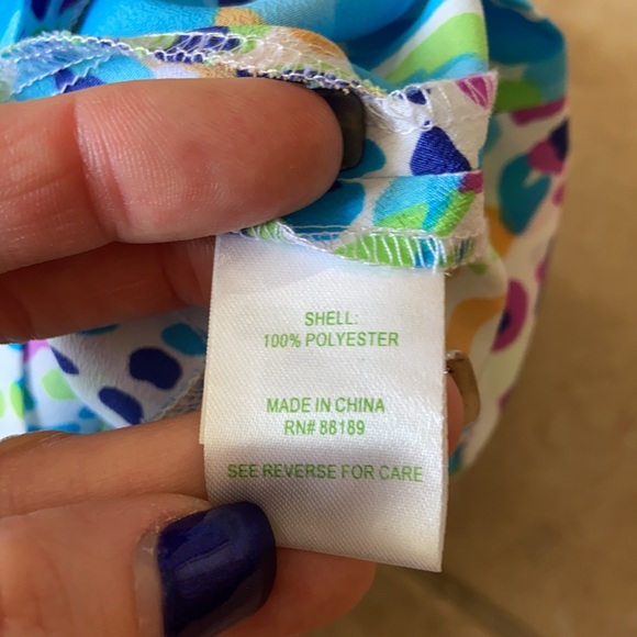 Lilly Pulitzer Colleen Romper in Sea Soirée - Picture 9 of 9